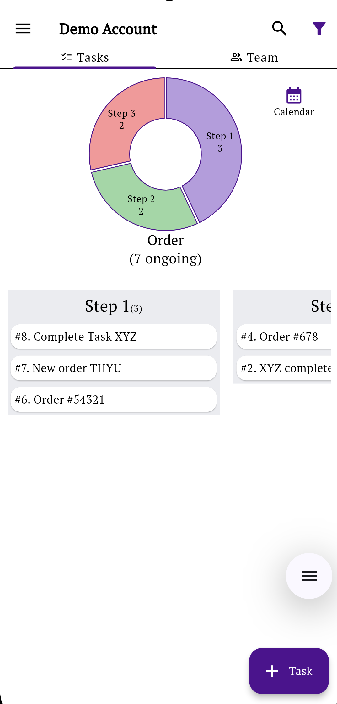 Create & Track Steps