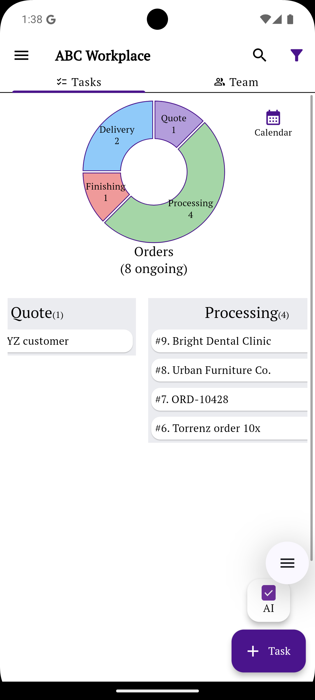 Create & Track Steps